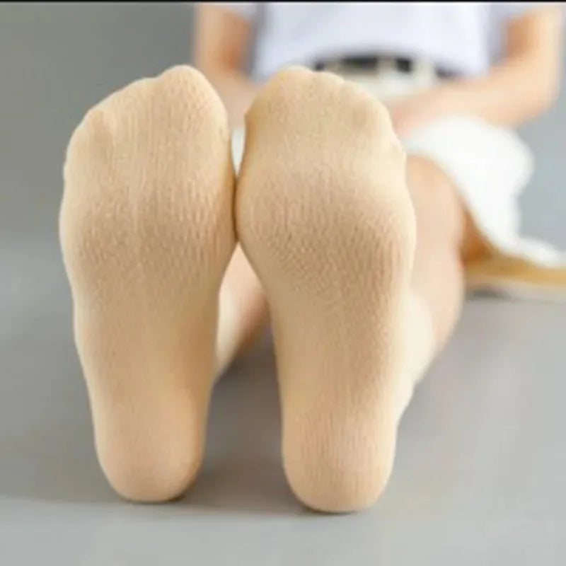 5 Pairs Diabetic Non Binding Socks for Women Pregnant Woman Elderly Long Socks Comfortable Breathable Black White Socks Women