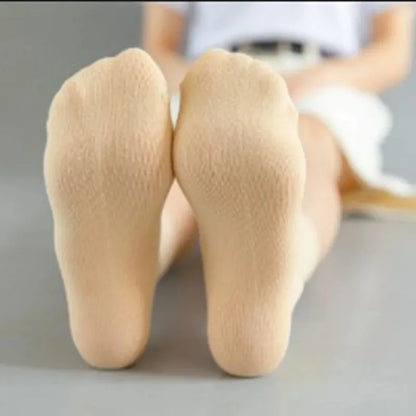 5 Pairs Diabetic Non Binding Socks for Women Pregnant Woman Elderly Long Socks Comfortable Breathable Black White Socks Women