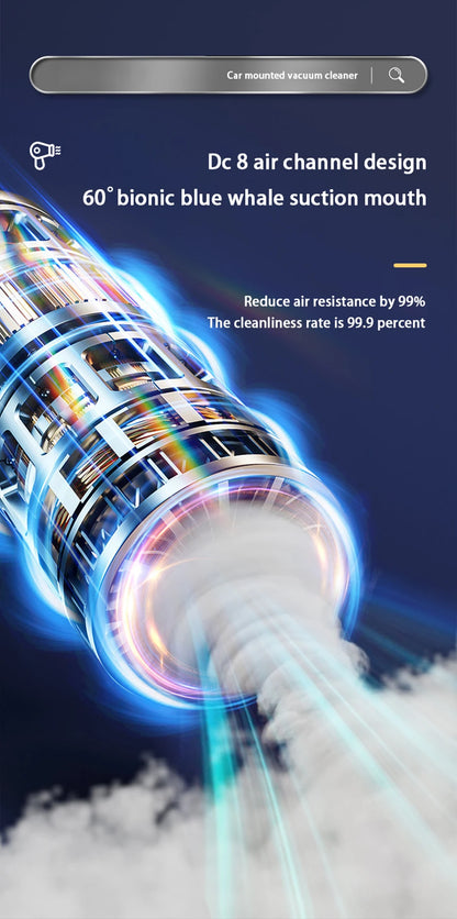 Car Vacuum Cleaner Strong Suction Cleaning Mini Machine Wireless Portable Handhled Blower Machine Air Duster for Home Appliances