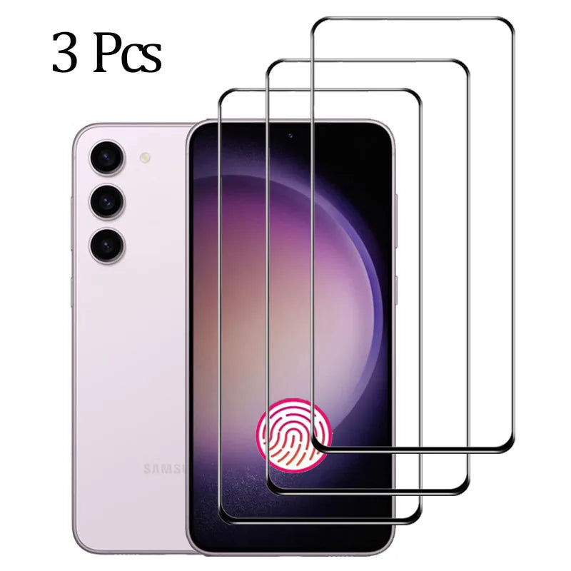 For samsung s24 Glass, s25 s24 ultra Screen Protector For samsung galaxy s23 glass samsung s24 ultra Tempered Glass samsung s23 fe s20 s21 s22 plus Protective Film Galaxy s24 Screen Protector samsung s22
