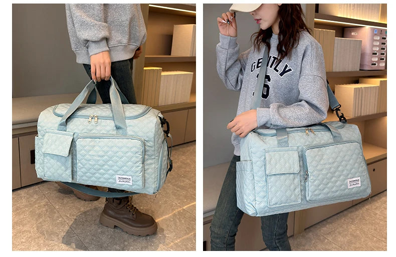 Fashion Travel Bag Handbags Large Capacity Carry On Luggage Bags Men Women Shoulder Outdoor Tote Waterproof Sport Gym Bag