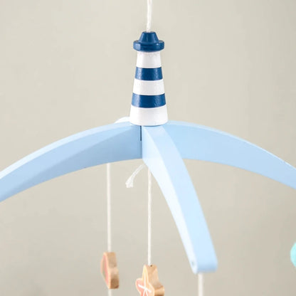 Newborn Baby Rattles Toys 0-12 Months Soft Felt Whale Bed Bell Infant Mobile Crib Hanging Musical Carousel Toy Boys Girls Gift