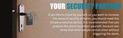 Alarm   Door Knob 120db Wireless  Anti Theft Security Alarm  Door Knob Security Alarm sensor