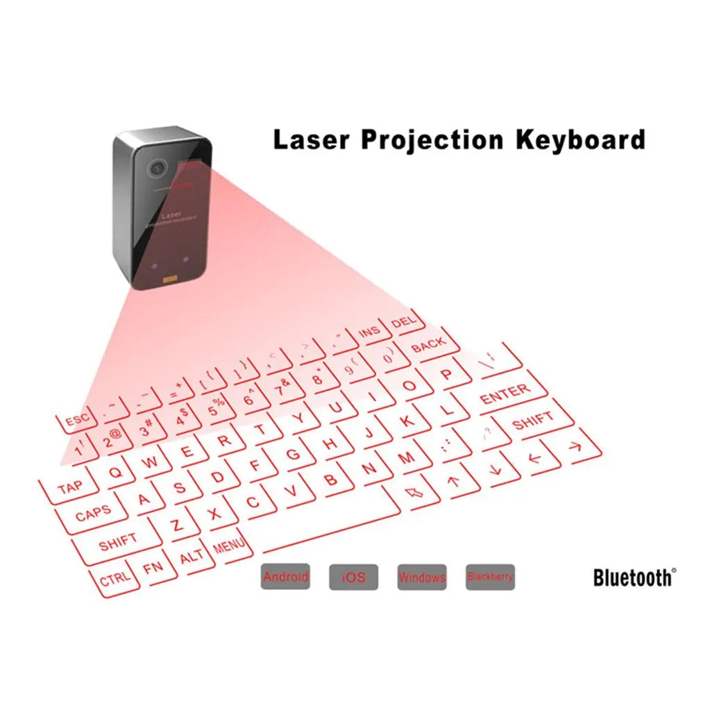Wireless Bluetooth Laser Keyboard Portable Virtual Projection Keyboard for Android Smart Phone Tablet PC Notebook Dropshipping