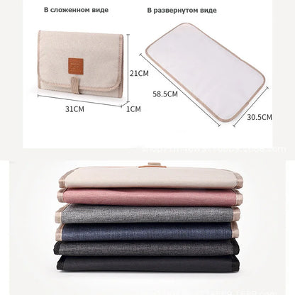 Portable changing mat nappy-changing pads covers diaper change mattress waterproof travel maternity pads change table stations