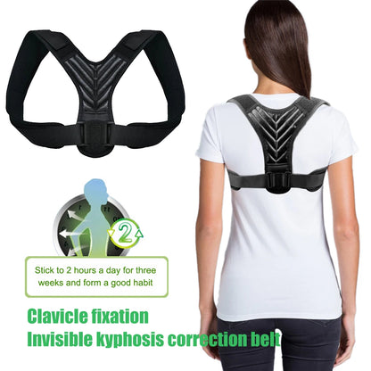 Posture Corrector for Women Men, Back Brace, Posture Trainer for Spinal Alignment & Posture Support Adjustable Back Straightener