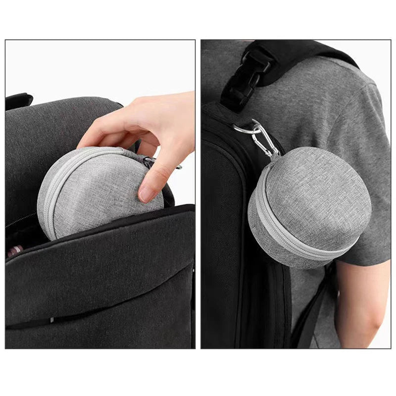 EVA Single Watch Travel Case Portable Storage Organizer Shock-Resistant Waterproof Smartwatches Zippered Container Box