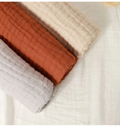 Baby Towels for Newborn 100% Muslin Cotton Baby Bath Towel with Hood for Babies, Infant, Toddler and Kids, Large 32x32Inch