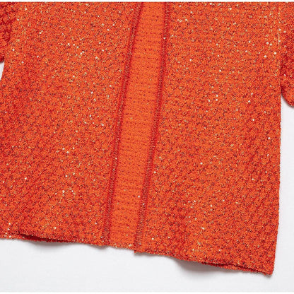 Elegant Unique Button Women's Cardigan Casual O-neck Knitted Single Breasted Sleeveless Blouse Female Summer Lady Office Wears