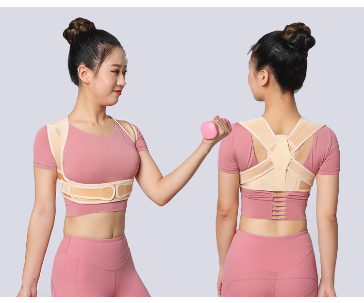 Posture Corrector for Women and Men Adjustable Upper Back Brace Shoulder Lumbar Support Belt Corset Posture Correction