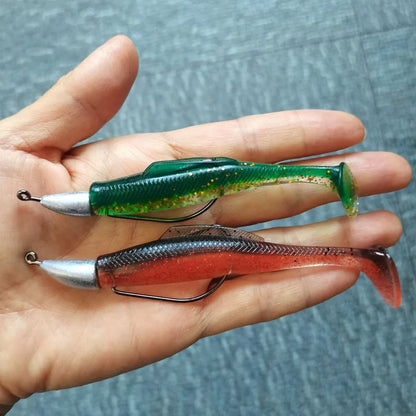 Jighead Fishhooks 10Pcs/lot 5g 7g 10g Worm Fishing Hook Soft Lure Jig Head Hooks Artificial Bait Fishing Tackle Pike Fish.