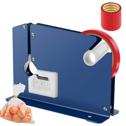 New Metal Bag Sealer Portable Bag Sealer Taper Dispenser with Trimmer Cutter Sealing Machine for Home Kitchen Outdoor Picnic