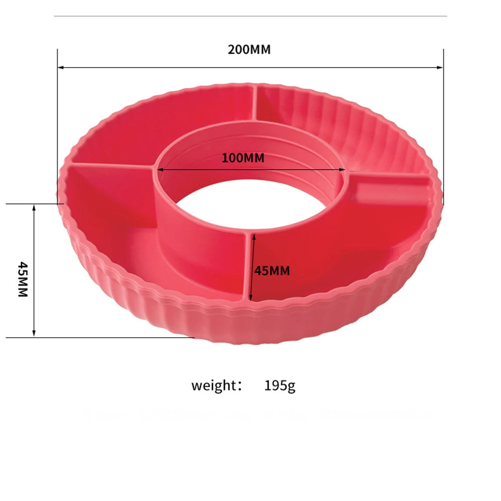 Snack Bowl For Stanley Cup, Silicone Snack Tray Compatible With Stanley Cup, Reusable Snack Ring