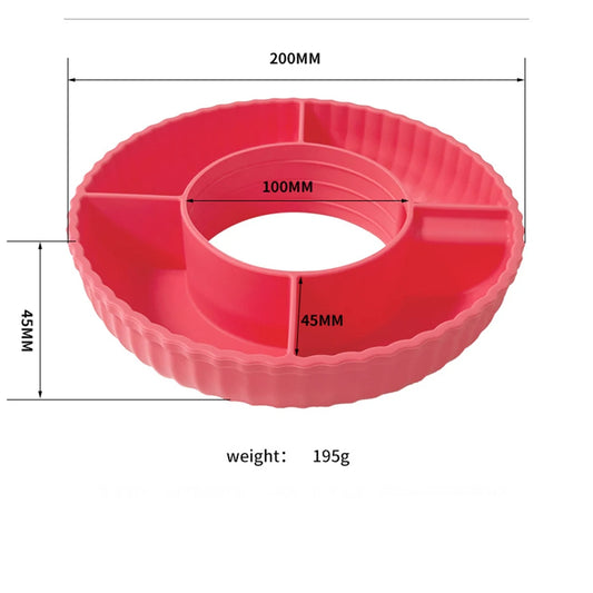 Snack Bowl For Stanley Cup, Silicone Snack Tray Compatible With Stanley Cup, Reusable Snack Ring