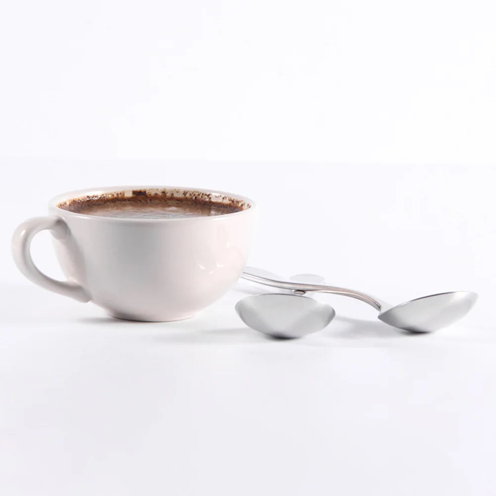 Stainless Tasting Spoon Long Handle Cupping Spoons Dessert Spoon Coffee Stirring Spoon Tea Cup Spoon Food Spoon