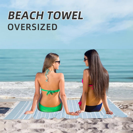 Turkish Beach Towels Pool Swim Bath Towel Sand Free Quick Dry Oversized Sandproof Compact Lightweight Extra Large Cruise Ship Es