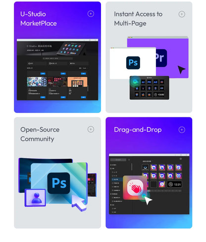 Ulanzi DD02 For Live Streaming Tool Video Mixer Video Switcher 4 CH HDMI Streaming 4K HD Screen For YUY2 MJPEG Capture Format