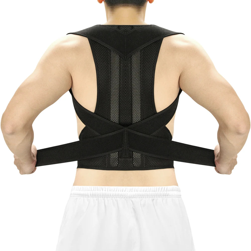 Back Posture Corrector for Upper and Lower Back Pain Relief,Adjustable Fully Back Support Improve Back Posture, Lumbar Support