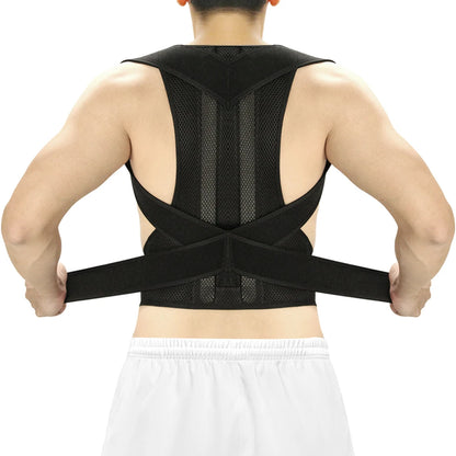 Back Posture Corrector for Upper and Lower Back Pain Relief,Adjustable Fully Back Support Improve Back Posture, Lumbar Support