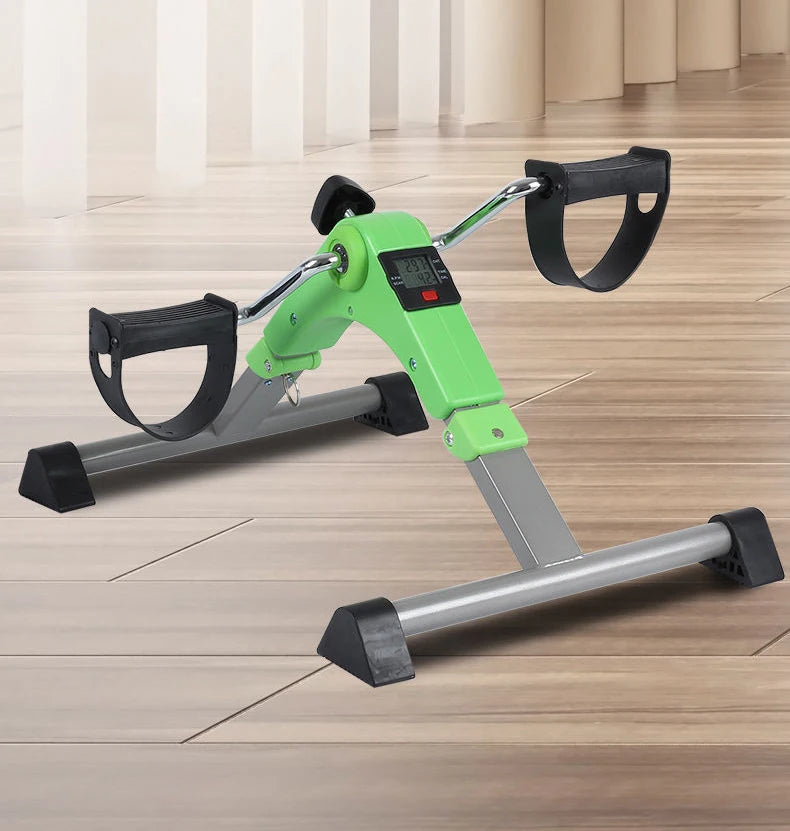 Pedals Exercise Bike Portable Mini Exercise Bike Bodybuilding Machine Elderly Rehabilitation Leg Arm Trainer Bicycle