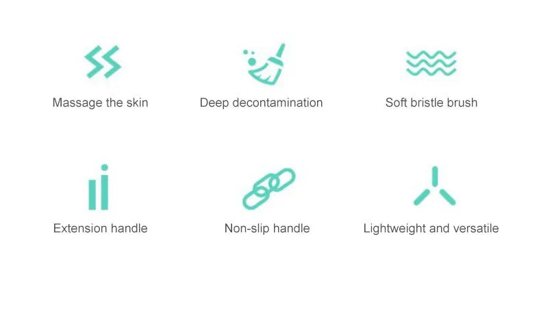 Bath Artifact of Bath BrushBack Belt with Bath Flower Ball Brush for Rub Bath Towel Long Handle Rub Mud Soft Hair Bath Brush