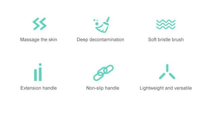 Bath Artifact of Bath BrushBack Belt with Bath Flower Ball Brush for Rub Bath Towel Long Handle Rub Mud Soft Hair Bath Brush