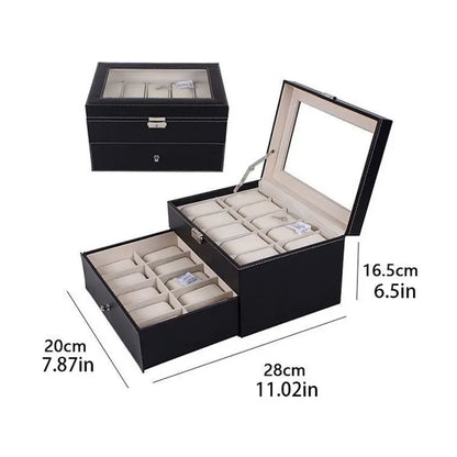 Simple Watch Storage Box, PU Leather Watch Box, Watch Storage Box, Watch Display Box, Watch Storage Box, Watch Collection Box