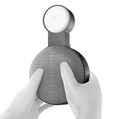 Outlet Wall Mount Stand For Google Home Mini (1st Gen) Google Nest Mini (2st Gen) Cord Management For Google Mini Speaker Holder