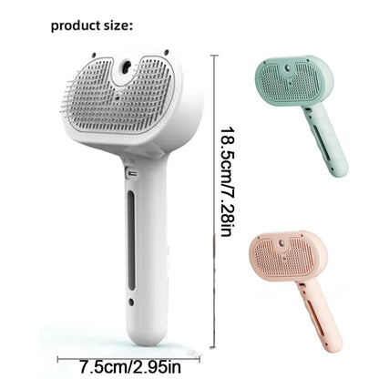 Pet Spray Hair Comb Pet Hair Remover Cleaning Brush Cats Grooming Dematting Water Mist Humidifier Hair Comb Dogs Tool