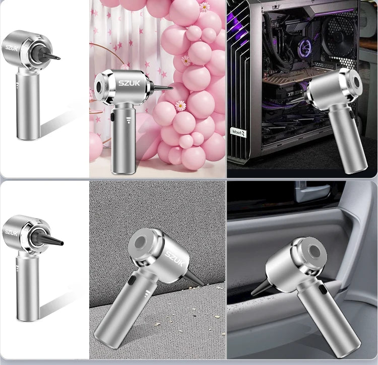 SZUK 985000PA Car Vacuum Cleaner Wireless Mini Handheld Strong Suction Cleaning Machine Portable Vacuum Cleaner for Car Home