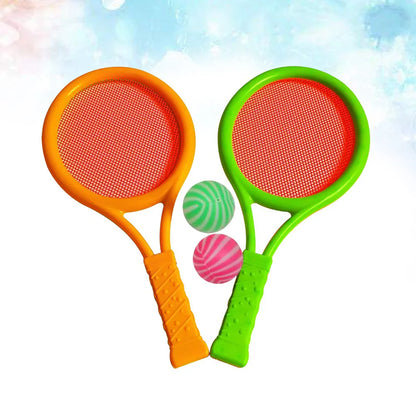 Badminton Tennis Rackets Balls Set Children Kids Outdoor Sports Parent-Child Sports Educational Sports Game Toys for Children