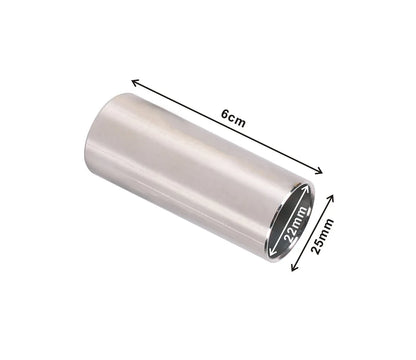 Guitar Slide, Set of 1 Acrylic Slide, 1 Steel Slide and 1 Brass Guitar Slide, Bonus 6 Pcs Guitar Picks, and 4 Finger Picks