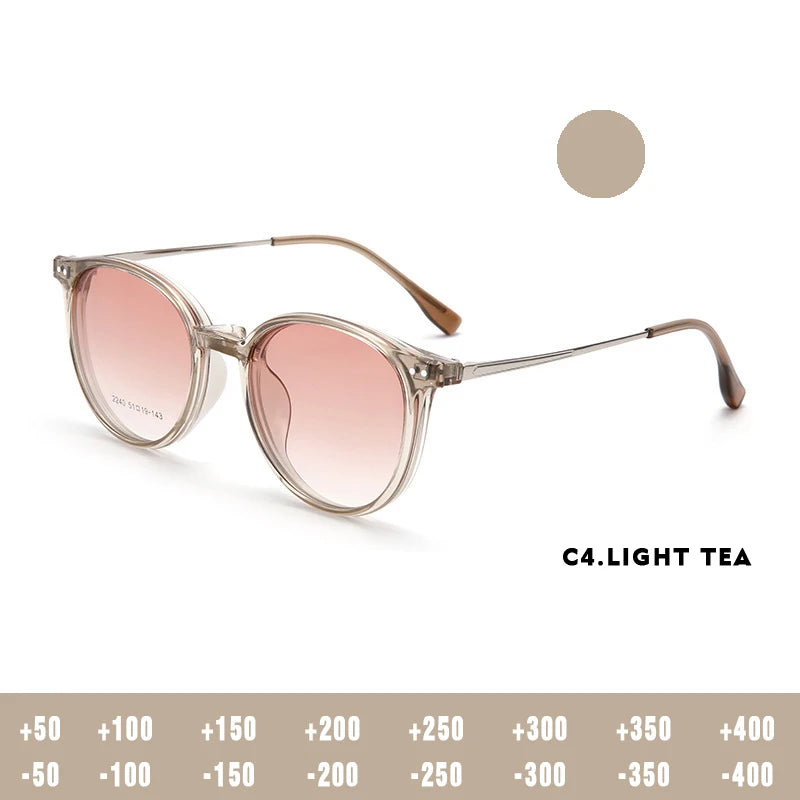 Presbyopia Reading Glasses Woman Blue Light Glass Graduated Lenses to Read Women Lens Transparent Eyepieces Woman's Eyeglasses