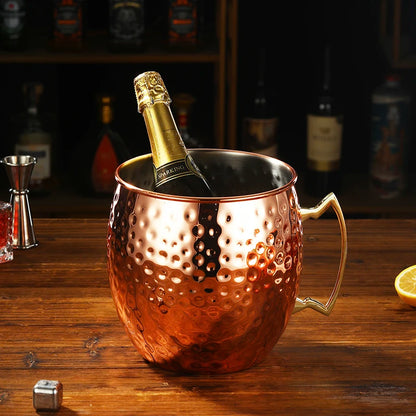 Giant Hammered Moscow Mule Mug, Mega Mug, Ice Bucket Mug, 5L