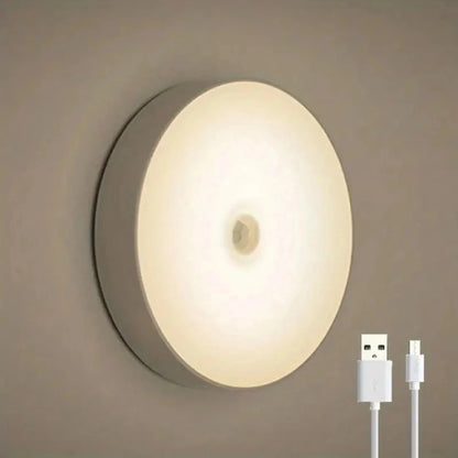 Smart Motion-Sensing Light with Type-C Charging Port, Featuring ThreeModesIdeal for Nighttime Use