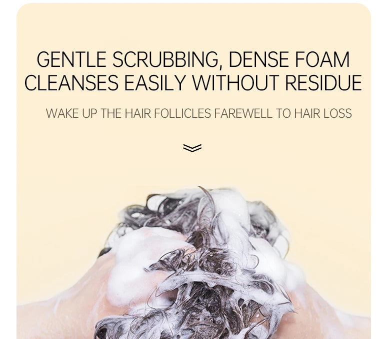 PURC 300ML Biotin Hair Shampoo Scalp Cleaning Nourishing Strengthen Roots Shampoos Hair Care Products for All Hair Types