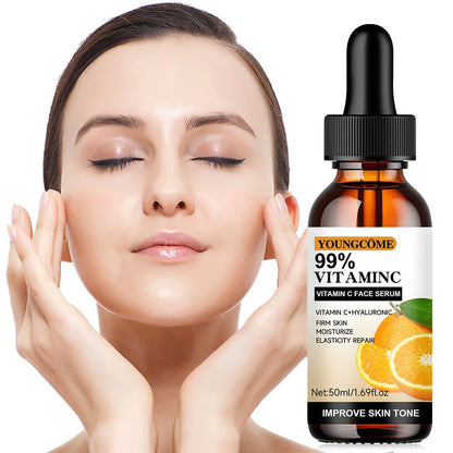 Vitamin C Facial Essence Contains Hyaluronic Acid Vitamin C Dark Spot Remover Moisturizing Repair Anti-aging Essence Facial Skin