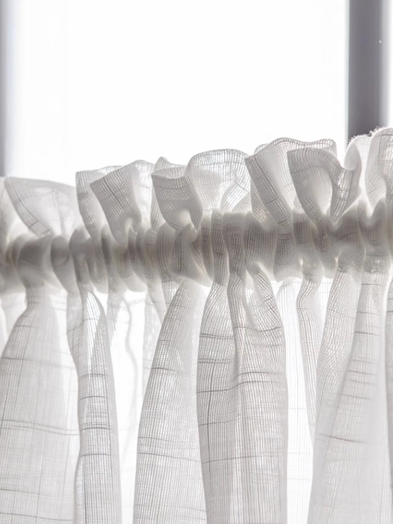 1pc Kitchen curtain no punch oil curtain half shade shade small short curtain door curtain half curtain 2024 new cloth style