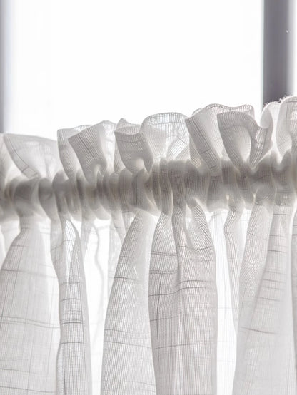 1pc Kitchen curtain no punch oil curtain half shade shade small short curtain door curtain half curtain 2024 new cloth style