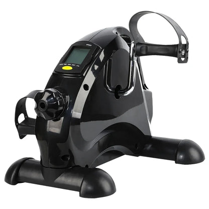 Mini Exercise Bike Arm and Leg Trainer Adjustable Peddler Exercise Bike LCD Display Foot Pedal Exercise Machine for Home Office
