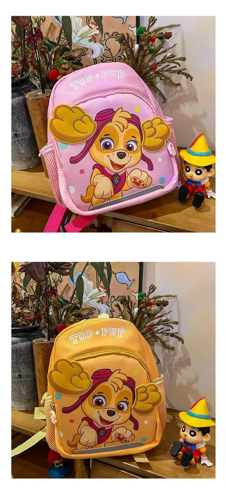 PAW Team Cute Cartoon School Bags Kids Boys Girls School Bags Children's Gifts Kindergarten School Bags School Season