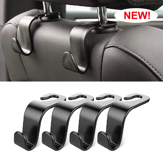 Universal Car Seat Headrest Hook Hanger Storage Car Back Seat Hooks Organizer Holder Clips for Handbag Auto Interior Accessories
