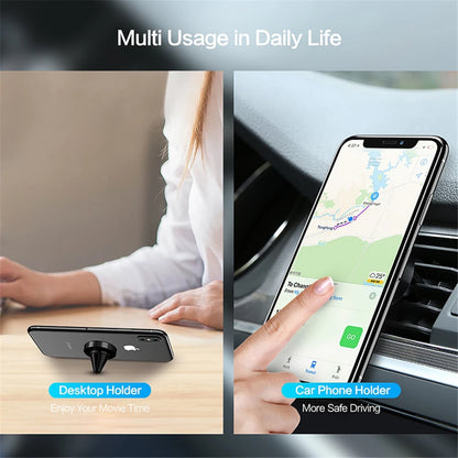Universal Magnetic Car Phone Holder Stand in Car for All phone for iPhone Xiaomi Magnet Air Vent Mount Mobile Phone Support GPS