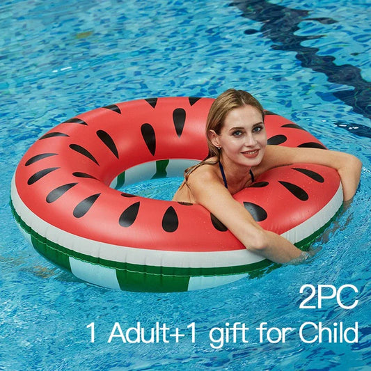 Donut Swimming Ring Inflatable Swimming Pool Floating Youth Children's Swimming Ring Baby Swimming Tube Water Play Pool Toy