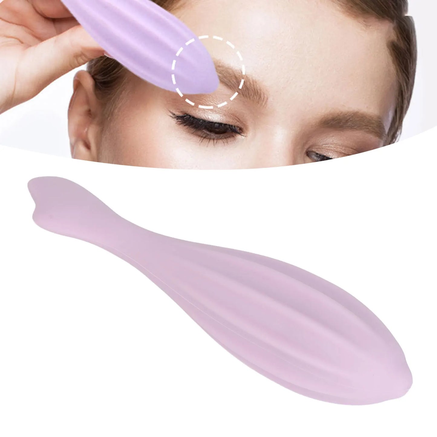 Face Roller For Facial and Eye Face Beauty Roller Skin Care Tools Gua Sha Face Massage Silicone Facial Roller Beauty