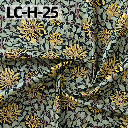 William Morris Fabric Cotton Digital Printing Classic Flower Printed Handmade Crafts Supplies Per Half Meter