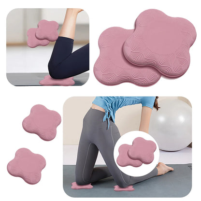 2Pcs Yoga Knee Pad Yoga Kneeling Support Elbows Cushion Mat Yoga Knee Cushion Yoga Kneeling Protective Pad for Home Gym Fitness