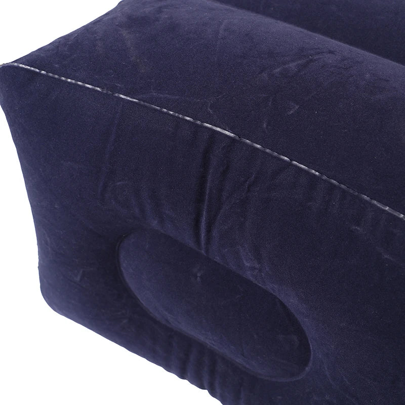 Inflatable Travel Pillow Foot Rest Kids Car Airplane Sleeping Bed Leg Support Height Adjustable Footrest Pillow for Long Trips