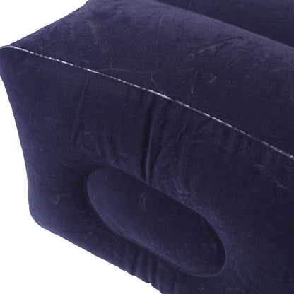 Inflatable Travel Pillow Foot Rest Kids Car Airplane Sleeping Bed Leg Support Height Adjustable Footrest Pillow for Long Trips