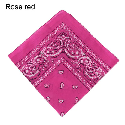 Sports Supplies Handkerchief Neck Scarf Printed Square Scarves Paisley Bandana Hair Band Wristband
